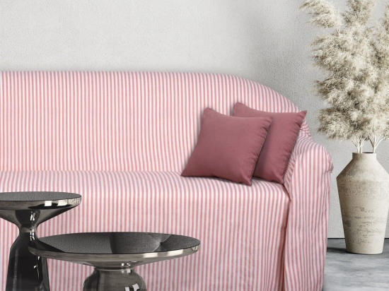 Ριχτάρι 0254 Ecru-Somon Das Home Τριθέσιο 180x300cm Βαμβάκι-Πολυέστερ