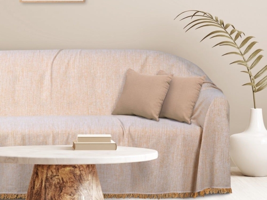 Ριχτάρι 0258 Ocher Das Home Διθέσιο 180x250cm 100% Βαμβάκι