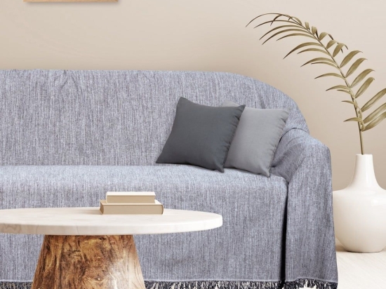 Ριχτάρι 0259 Black Das Home Διθέσιο 180x250cm 100% Βαμβάκι
