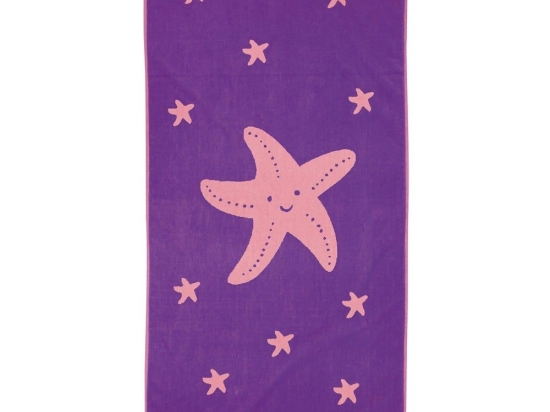 Πετσέτα Θαλάσσης Παιδική 3898 Pink-Purple Greenwich Polo Club Θαλάσσης 70x140cm 100% Βαμβάκι