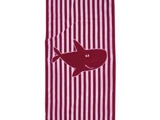 Πετσέτα Θαλάσσης Παιδική 3901 Red-White Greenwich Polo Club Θαλάσσης 70x140cm 100% Βαμβάκι