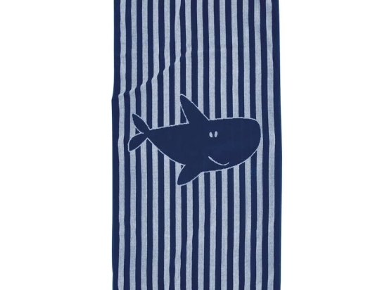 Πετσέτα Θαλάσσης Παιδική 3902 Blue-White Greenwich Polo Club Θαλάσσης 70x140cm 100% Βαμβάκι