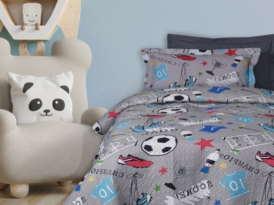 Κουβερλί Παιδικό 4875 Multi Das Home Μονό 160x240cm Microfiber