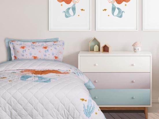 Κουβερλί Παιδικό 4876 Multi Das Home Μονό 160x220cm Microfiber