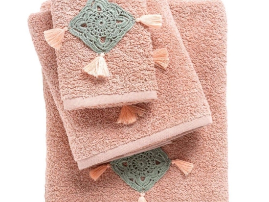 Πετσέτες Daily 0731 (Σετ 3τμχ) Somon-Green Das Home Σετ Πετσέτες 70x140cm 100% Βαμβάκι