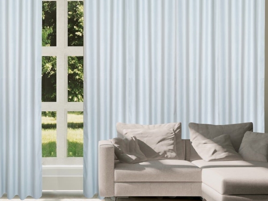 Κουρτίνα 2255 Με Τρουκς Grey Das Home 140X270cm Πολυέστερ