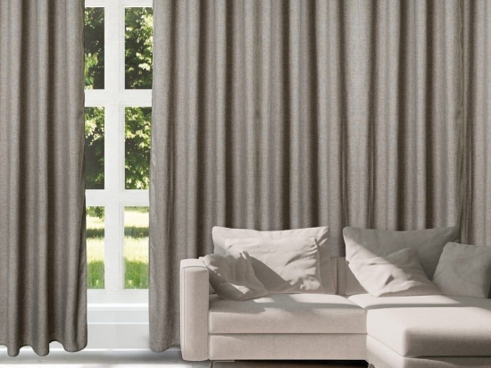 Κουρτίνα 2251 Με Τρουκς Spaghi Das Home 140X270cm Πολυέστερ