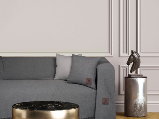 Ριχτάρι 3914 Dark Grey Greenwich Polo Club Τριθέσιο 180x300cm Βαμβάκι-Πολυέστερ