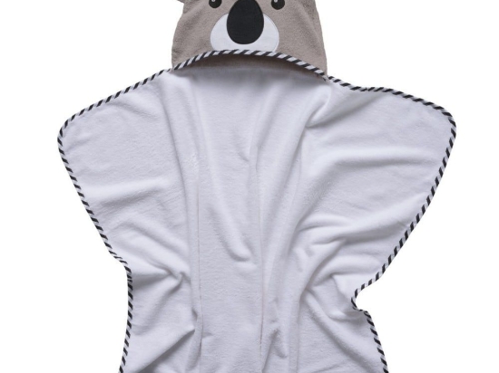 Κάπα Βρεφική 4893 Smile Embroidery White-Grey Das Home