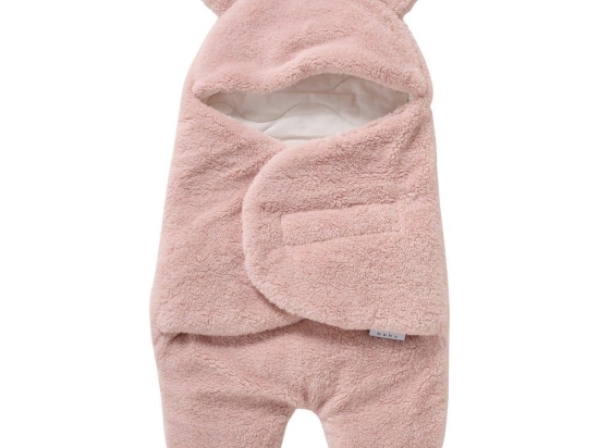 Υπνόσακος Βρεφικός 4910 Fleece Pink Das Home 0-1 ετών 80x85cm Βαμβάκι-Πολυέστερ