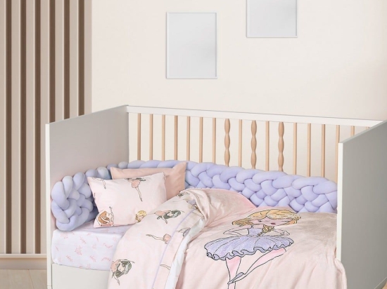 Κουβέρτα Βρεφική 4913 Fleece Pink-Lilac Das Home Κούνιας 110x150cm Πολυέστερ