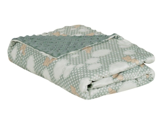 Κουβέρτα Βρεφική Relax 4901 Fleece Mint Das Home Αγκαλιάς 75x100cm Πολυέστερ