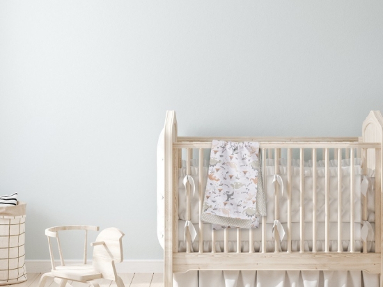 Σεντόνια Βρεφικά 4937 (Σετ 2τμχ) Beige-Olive Das Home Λίκνου 70x120cm 100% Βαμβάκι
