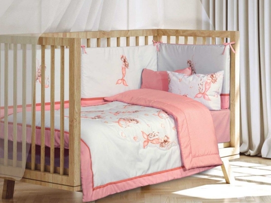 Κουβερλί Βρεφικό 8853 Grey-Pink Greenwich Polo Club 110x150cm Microfiber