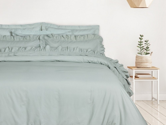 Σεντόνια Daily 3166 (Σετ 4τμχ) Mint Das Home Υπέρδιπλo 240x270cm 100% Βαμβάκι