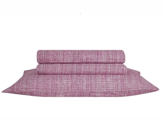 Σεντόνι Colton 20 Bordeaux Kentia Υπέρδιπλo 240x270cm 100% Βαμβάκι