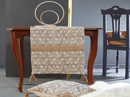 Runner Casa 227 Beige Kentia 45X150 100% Βαμβάκι