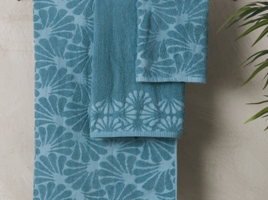 Πετσέτα Pika 01 Blue Kentia Σώματος 70x140cm 100% Βαμβάκι