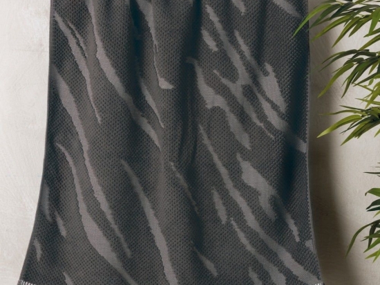 Πετσέτα History 24 Dark Grey-Brown Kentia Προσώπου 50x90cm 100% Βαμβάκι
