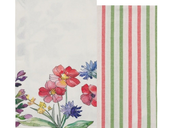 Πετσέτες Κουζίνας Fazzy 245 (Σετ 2τμχ) Multi Kentia 40x60cm 100% Βαμβάκι