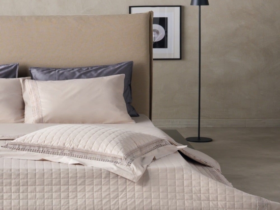 Κουβερλί Felicity 18 (Σετ 3τμχ) Powder Kentia Υπέρδιπλo 230x250cm 100% Βαμβακοσατέν