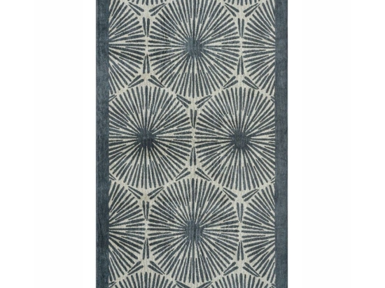 Πετσέτα Θαλάσσης Βελουτέ Achinos Anthracite-Beige Kentia Θαλάσσης 80x160cm 100% Βαμβάκι