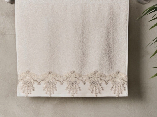 Πετσέτες Myla (Σετ 3τμχ) Ecru Kentia Σετ Πετσέτες 70x140cm 100% Βαμβάκι