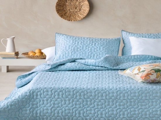 Κουβερλί Polenta 19 Ciel Kentia Υπέρδιπλo 240x220cm Microfiber-Polyester