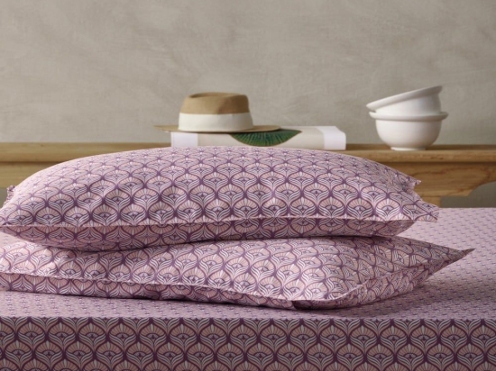 Μαξιλαροθήκες Salem 42A (Σετ 2τμχ) Purple-Pink Kentia 50Χ70 100% Βαμβακοσατέν