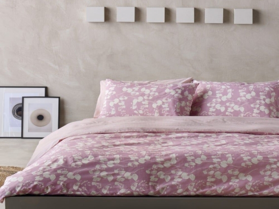 Κουβερλί Malena 35 Lilac Kentia Υπέρδιπλο 220x240cm 100% Βαμβάκι