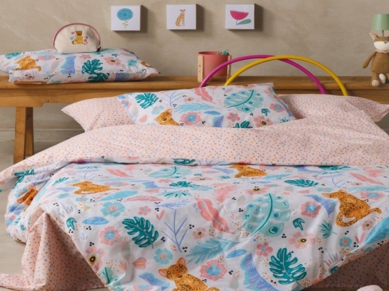 Σεντόνια Παιδικά Deniz (Σετ 3τμχ) Multi Kentia Μονό 160x270cm 100% Βαμβάκι