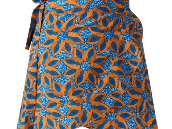 Φούστα Παραλίας Skrirt 241 (100X45) Orange-Blue Kentia One Size 100% Βαμβάκι