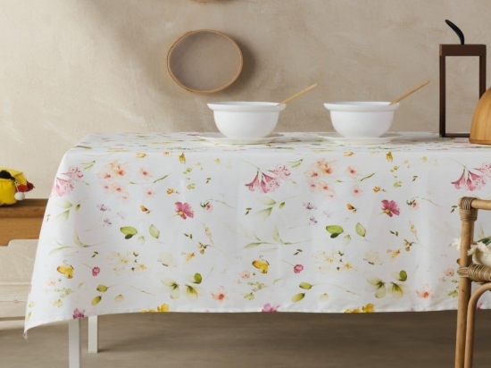 Τραπεζομάντηλο Azalea Multi Kentia 135X180cm Βαμβάκι-Πολυέστερ