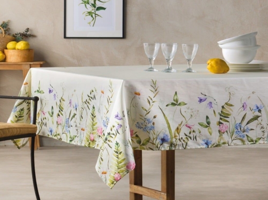 Τραπεζομάντηλο Fresia Multi Kentia 160X230cm Βαμβάκι-Πολυέστερ
