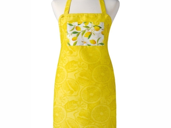 Ποδιά Κουζίνας Rambler Yellow Kentia 62x83cm Βαμβάκι-Πολυέστερ