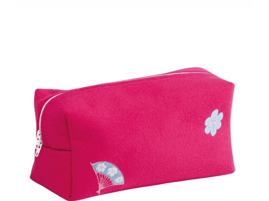 Τσαντάκι - Νεσεσέρ Παιδικό Maneki 20X30 Fuchsia Kentia 100% Βαμβάκι