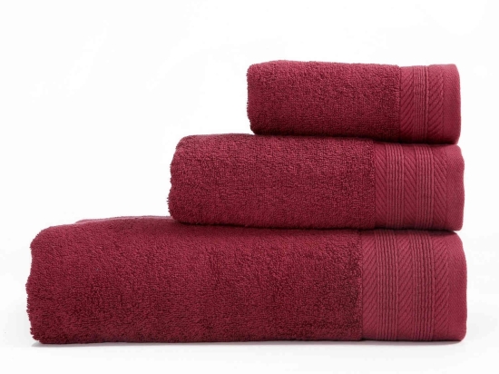 Πετσέτα Life 1127 Bordo Nef Nef Σώματος 70x140cm 100% Βαμβάκι