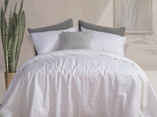 Σεντόνια Perfection (Σετ 4τμχ) White Nef-Nef Διπλό 200x270cm 100% Βαμβάκι