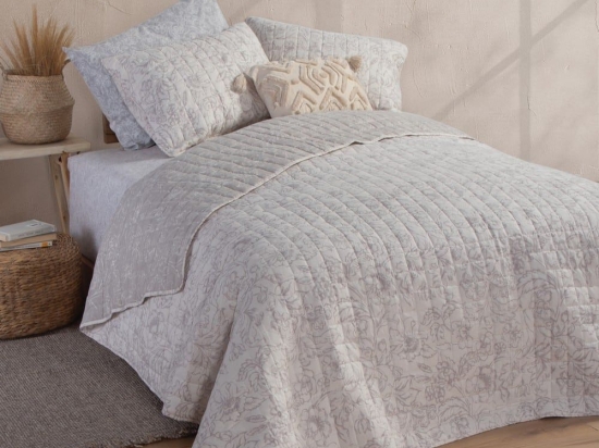 Κουβερλί Garnet Grey Nef-Nef Μονό 180x240cm Microfiber-Polyester