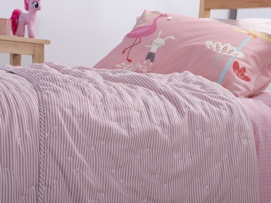 Κουβερλί Παιδικό Special Pink Nef-Nef Μονό 180x240cm Microfiber-Polyester