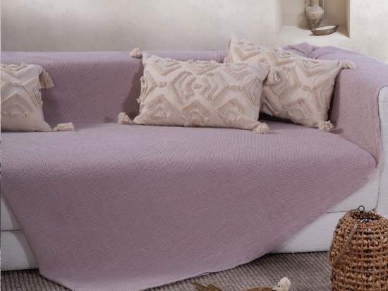 Ριχτάρι Betty Mauve Nef-Nef Πολυθρόνα 180x180cm 100% Βαμβάκι