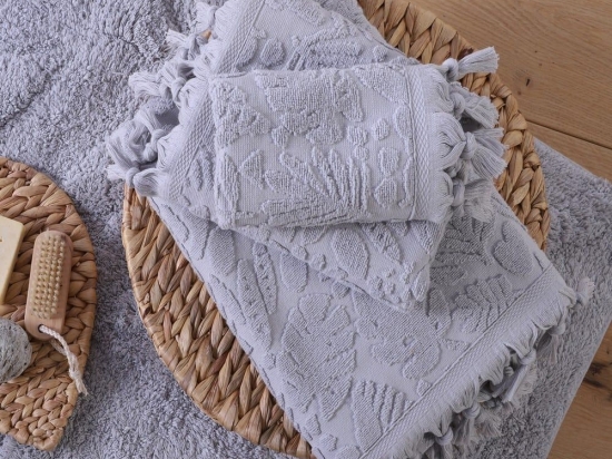 Πετσέτα Glendal Grey Nef-Nef Χεριών 30x50cm 100% Βαμβάκι
