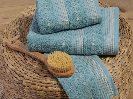 Πετσέτα Roman Aqua Nef-Nef Χεριών 30x50cm 100% Βαμβάκι