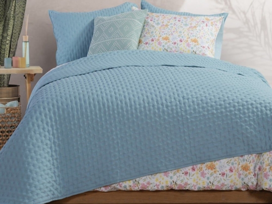 Κουβερλί Valia Aqua Nef-Nef Υπέρδιπλo 230x240cm Microfiber-Polyester