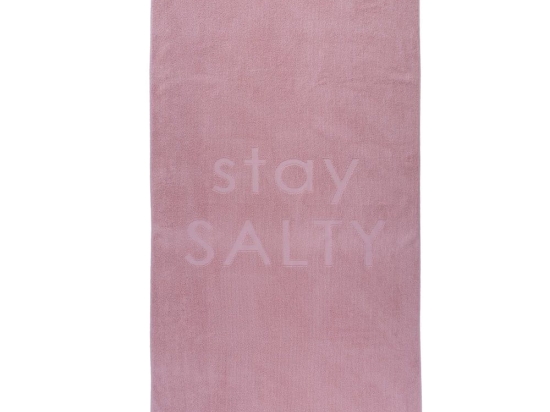 Πετσέτα Θαλάσσης Stay Salty Pink Nef-Nef Θαλάσσης 90x170cm 100% Βαμβάκι