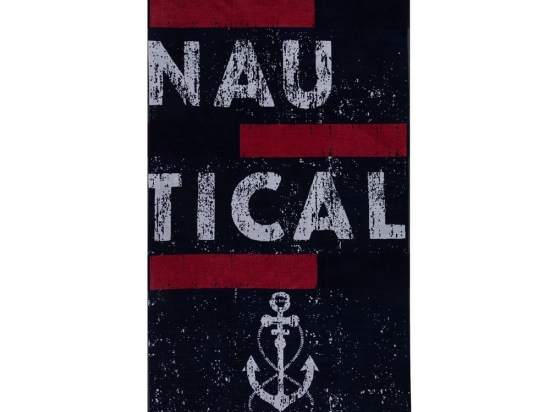 Πετσέτα Θαλάσσης Nautical Blue Nef-Nef Θαλάσσης 100X180cm 100% Βαμβάκι