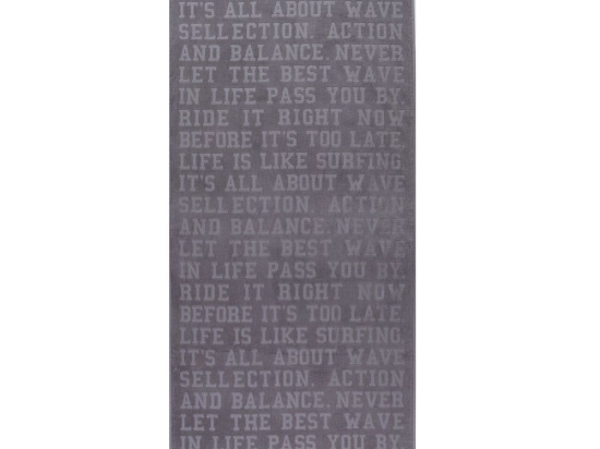 Πετσέτα Θαλάσσης Action Grey Nef-Nef Θαλάσσης 80x160cm 100% Βαμβάκι