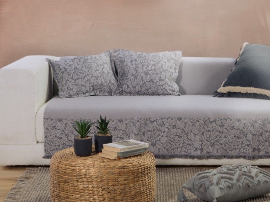 Ριχτάρι Ambrose Grey Nef-Nef Πολυθρόνα 170x180cm Βαμβάκι-Πολυέστερ