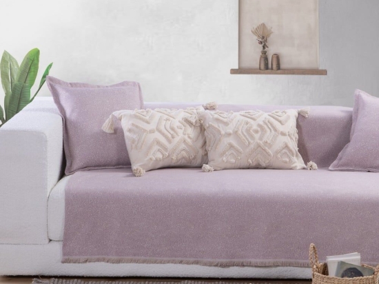 Ριχτάρι Aronia Lilac Nef-Nef Διθέσιο 170x250cm Βαμβάκι-Πολυέστερ