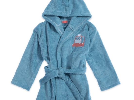 Μπουρνούζι Βρεφικό Traffic Cameo Blue Nef-Nef Homeware